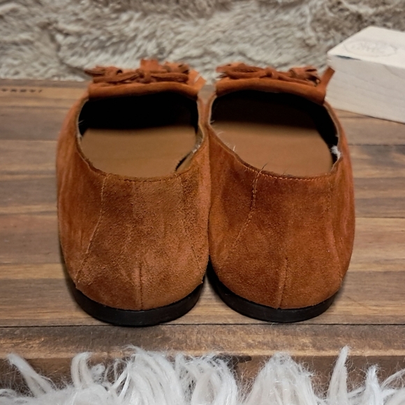 Women's Delman Suede Loafer Flats Size 6 - Picture 5 of 9